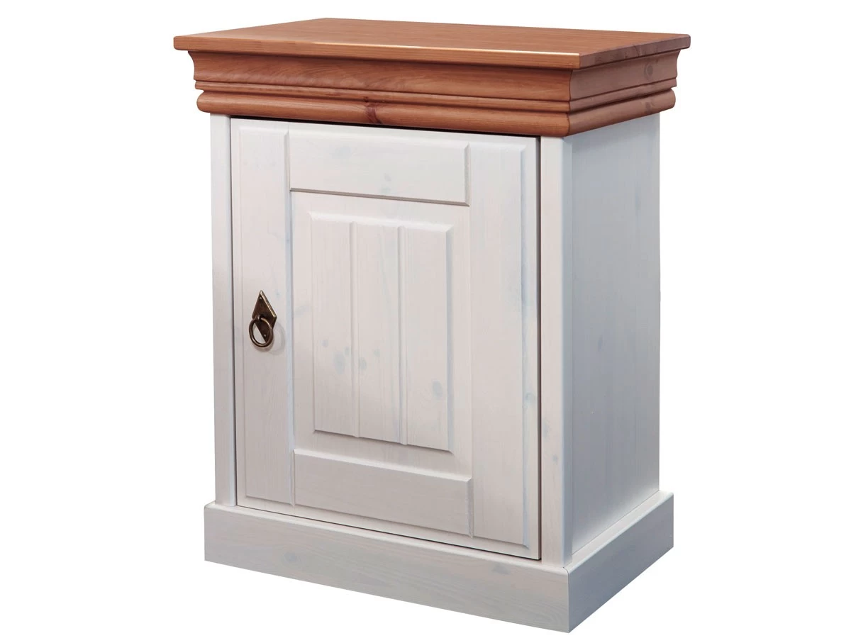 Nachtkommode Melina Kiefer Massiv Weiß Honig Gewachst 3 Nachtkommode Melina Kiefer Massiv Weiß Honig Gewachst