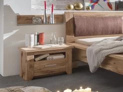 Livingruhm Nachtkommode Toronto Eiche Teilmassiv Geölt