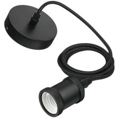 Philips Pendelfassung Cord Schwarz E27