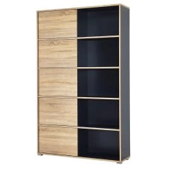 Livingruhm Regal Mit 5 Schiebetüren Anthrazit Eiche Dekor 15 Livingruhm Regal Mit 5 Schiebetüren Anthrazit Eiche Dekor -Paulmann Store regal nisse mit 5 schiebeturen anthrazit eiche dekor 128 10212 VgBA 1280x1280