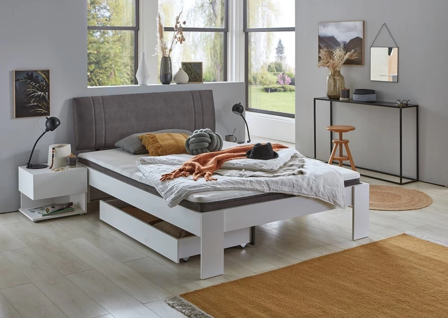 Relita Futonbett Lian Weiß Mit Kopfteil Besa Und Rollrost, Ohne Matratze 140 X 200 Cm 3 Relita Futonbett Lian Weiß Mit Kopfteil Besa Und Rollrost, Ohne Matratze 140 X 200 Cm