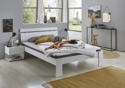 Relita Futonbett LIAN Weiß Mit Kopfteil, Matratze Und Rollrost 140 X 200 Cm -Paulmann Store relita futonbett lian weib mit kopfteil matratze und rollrost 14605 JLQ4 1280x1280