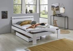 Relita Futonbett LIAN Weiß Mit Kopfteil, Matratze Und Rollrost 140 X 200 Cm -Paulmann Store relita futonbett lian weib mit kopfteil matratze und rollrost 14605 puLX 1280x1280