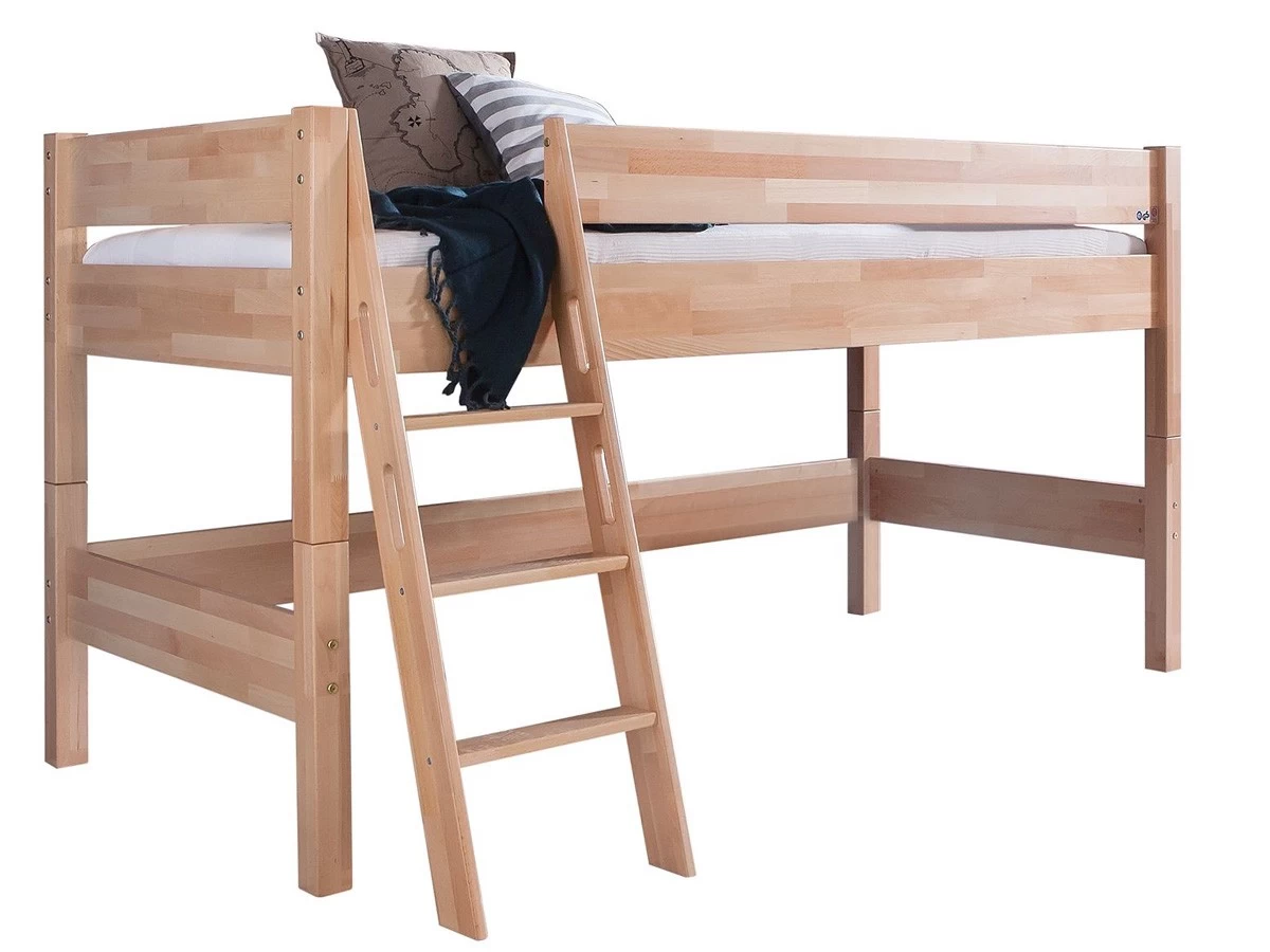 Relita Hochbett Kim 90 X 200 Cm Buche Massiv Geölt 8 Relita Hochbett Kim 90 X 200 Cm Buche Massiv Geölt – Bild 6