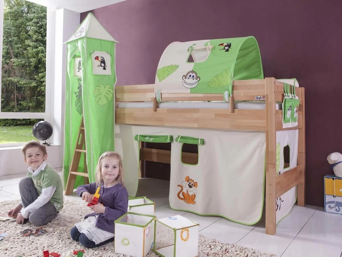 Relita Hochbett Kim 90 X 200 Cm Buche Massiv Geölt 7 Relita Hochbett Kim 90 X 200 Cm Buche Massiv Geölt – Bild 5