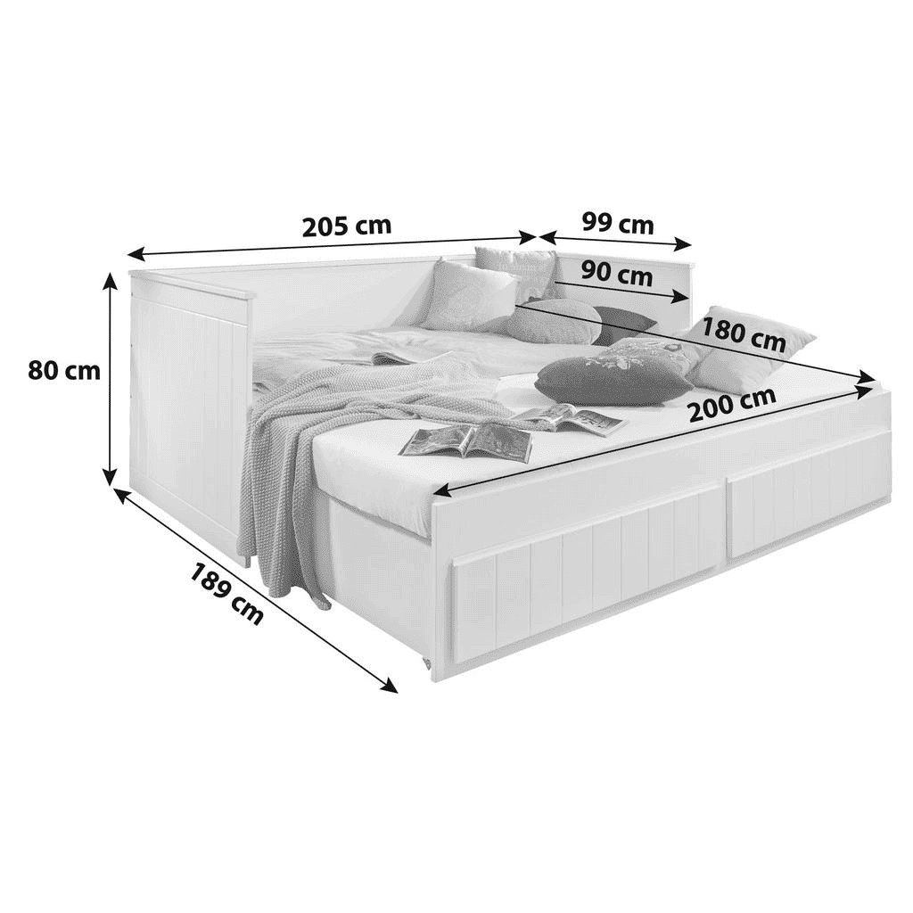 Relita Funktionsbett Timmi Bicolor Inkl. 2 Schubladen Und Rollrost 4 Relita Funktionsbett Timmi Bicolor Inkl. 2 Schubladen Und Rollrost – Bild 2