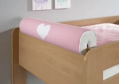 Relita Nackenrolle Herz Rosa/weiß