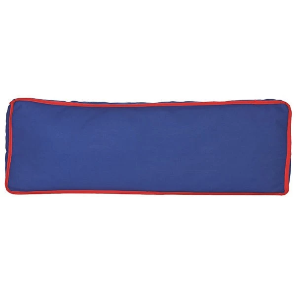 Relita Seitenkissen Blau/rot 4 Relita Seitenkissen Blau/rot – Bild 2