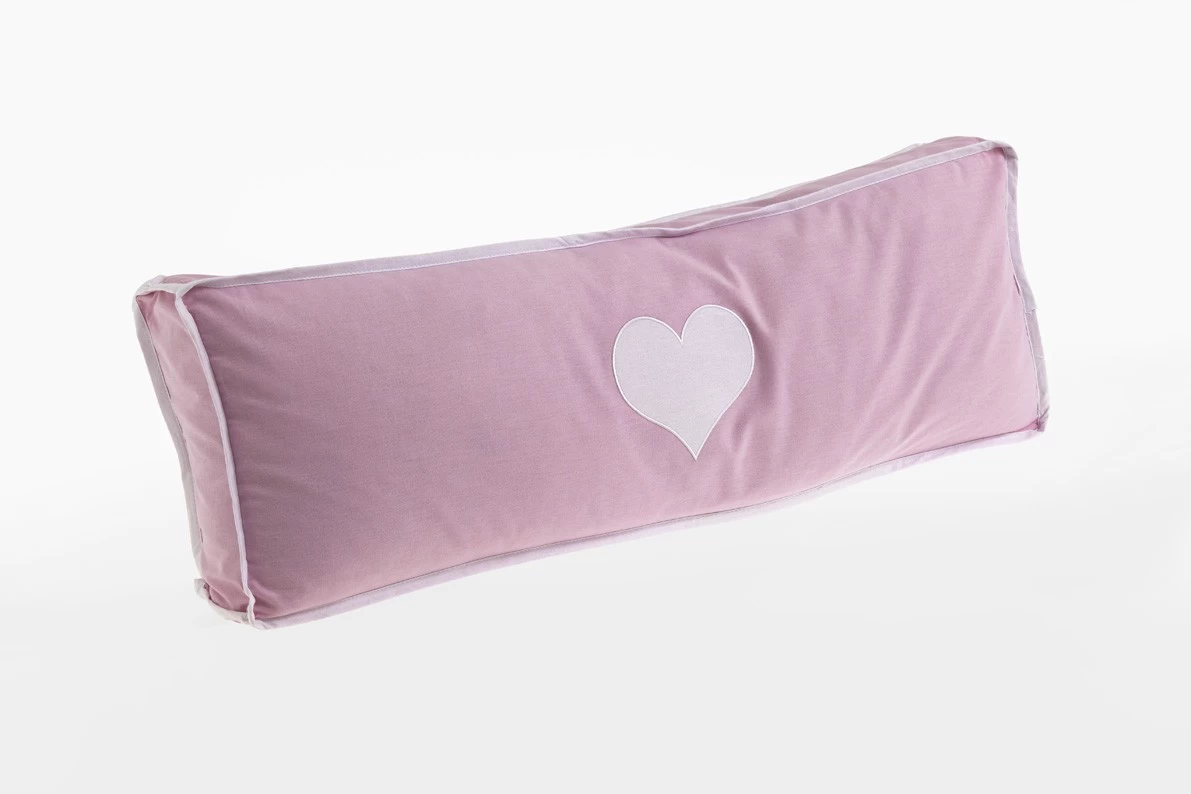 Relita Seitenkissen Herz Rosa/weiß 3 Relita Seitenkissen Herz Rosa/weiß