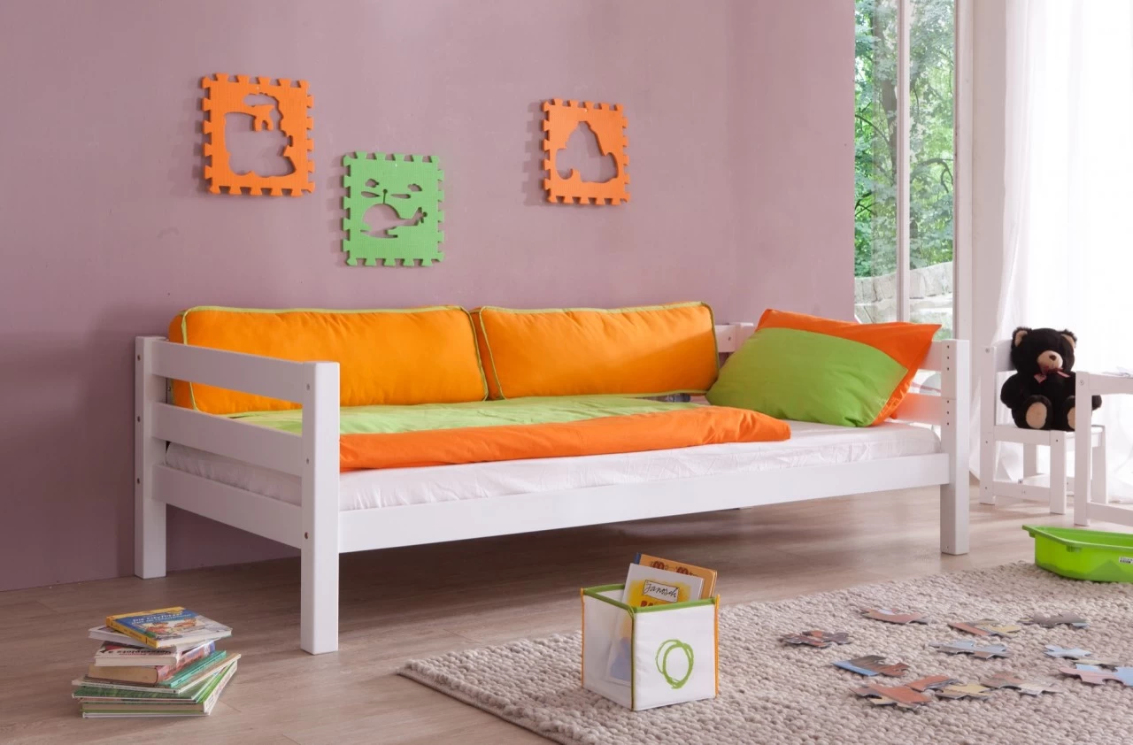 Relita Spielbett Eliyas Mit Leiter + Rutsche Und Rollrost Weiß 8 Relita Spielbett Eliyas Mit Leiter + Rutsche Und Rollrost Weiß – Bild 6