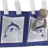 Relita Stofftaschen Für Hoch- Und Etagenbetten Weiß - Delphin
