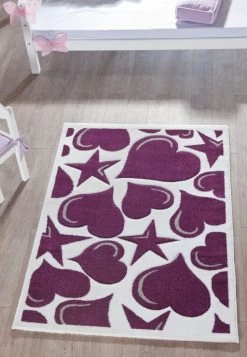 Relita Teppich Lila/weiß Sterne, 170 X 120 Cm