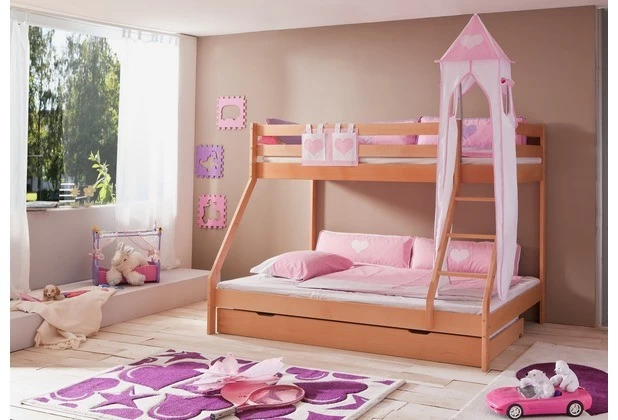 Relita Turm-Set Groß Rosa/weiß-Herz 3 Relita Turm-Set Groß Rosa/weiß-Herz