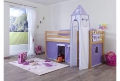 Relita Turm-Set Klein Lila/weiß-Herz