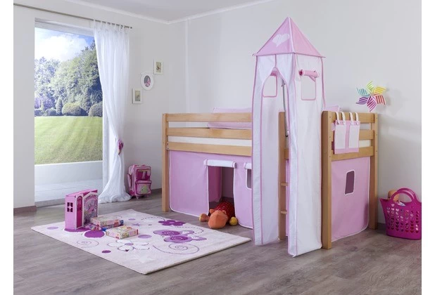 Relita Turm-Set Klein Rosa/weiß-Herz 3 Relita Turm-Set Klein Rosa/weiß-Herz