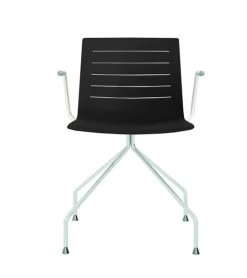 Resol Armlehnstuhl Skin Spider Schwarz (2er-Set)