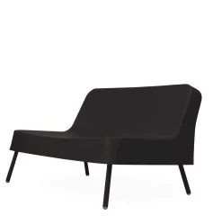 Resol Gartensofa Bob Kunststoff Schwarz