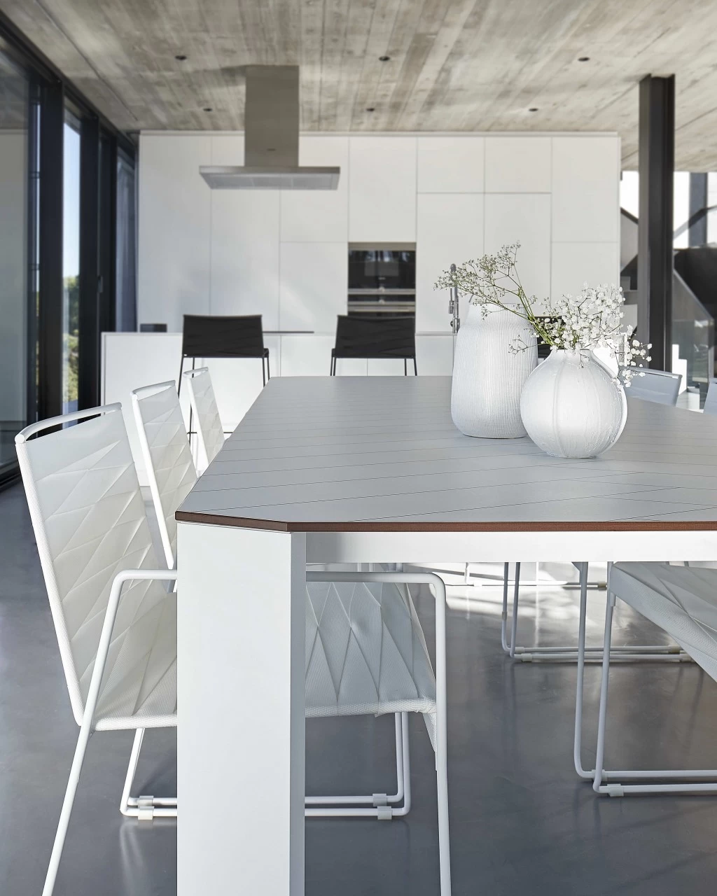 Resol Stuhl Espiga Weiß Aluminium (2er-Set) 6 Resol Stuhl Espiga Weiß Aluminium (2er-Set) – Bild 4