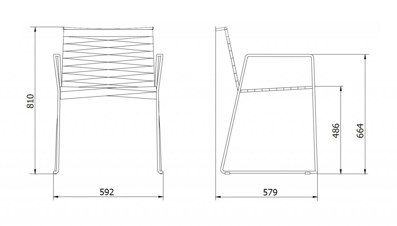 Resol Stuhl Espiga Weiß Aluminium (2er-Set) 7 Resol Stuhl Espiga Weiß Aluminium (2er-Set) – Bild 5