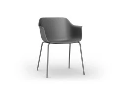 Resol Armlehnenstuhl Shape Dunkelgrau (2er-Set)