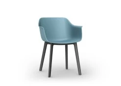 Resol Stuhl Shape Click Blau/schwarz (2er-Set)