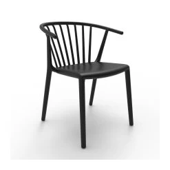 Resol Stuhl Woody Schwarz (2er-Set)