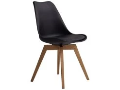 Tenzo Schalenstuhl Bess Schwarz