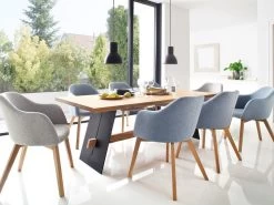 Livingruhm Schalenstuhl Stuhl Sessel Mit Armlehne Eiche Stoff Eisblau -Paulmann Store schalenstuhl stuhl theo sessel mit armlehne eiche stoff eisblau 27 001 40hU 1280x1280