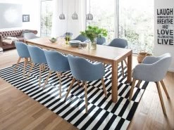 Livingruhm Schalenstuhl Stuhl Sessel Mit Armlehne Eiche Stoff Eisblau -Paulmann Store schalenstuhl stuhl theo sessel mit armlehne eiche stoff eisblau 27 001 fZUO 1280x1280