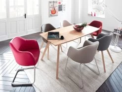 Livingruhm Schalenstuhl Stuhl Sessel Mit Armlehne Eiche Stoff Eisblau -Paulmann Store schalenstuhl stuhl theo sessel mit armlehne eiche stoff eisblau 27 001 nOFe 1280x1280