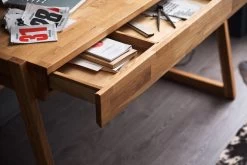 Livingruhm Schreibtisch Natura Wildeiche Massiv Geölt -Paulmann Store schreibtisch natura wildeiche massiv geolt 126cm breit 11784 BDts 1280x1280