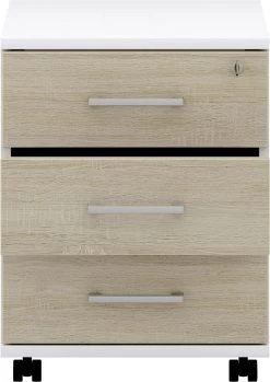 Schreibtischset 120 Cm + Rollcontainer Direct Dekor Sonoma Eiche Mit Kufenfuß -Paulmann Store schreibtischset 120 cm rollcontainer direct dekor sonoma eiche 12010 iZiC 1280x1280