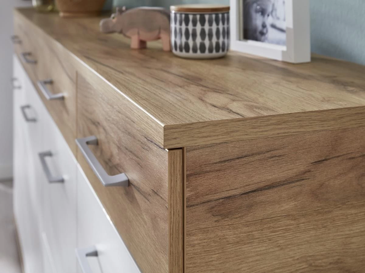 Livingruhm Schuhschrank Topix Eiche Weiß Dekor 89 Cm Breit 7 Livingruhm Schuhschrank Topix Eiche Weiß Dekor 89 Cm Breit – Bild 5