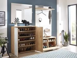 Livingruhm Schuhschrank Telde 3935 Eiche Weiß Dekor Mit Glasfront 134 Cm Breit 12 Livingruhm Schuhschrank Telde 3935 Eiche Weiß Dekor Mit Glasfront 134 Cm Breit -Paulmann Store schuhschrank telde 3935 eiche weib dekor mit glasfront 134cm 10194 34wx 1280x1280