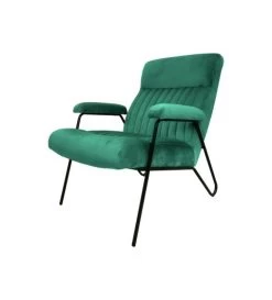 Sessel Chicago Samt Dunkelgrün Von Henkschram