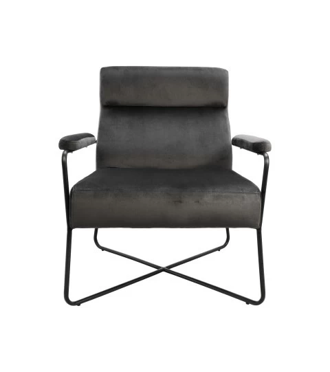 Sessel Kenton Samt Dunkelgrau Von Henkschram 3 Sessel Kenton Samt Dunkelgrau Von Henkschram