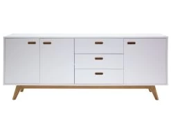 Sideboard Bess Weiß & Eiche 200cm Livingruhm