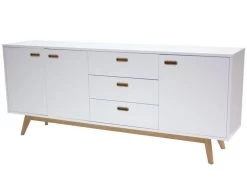 Sideboard Bess Weiß & Eiche 200cm Livingruhm 7 Sideboard Bess Weiß & Eiche 200cm Livingruhm -Paulmann Store sideboard bess weib eiche 200cm livingruhm 1306063 75 244 1280x1280