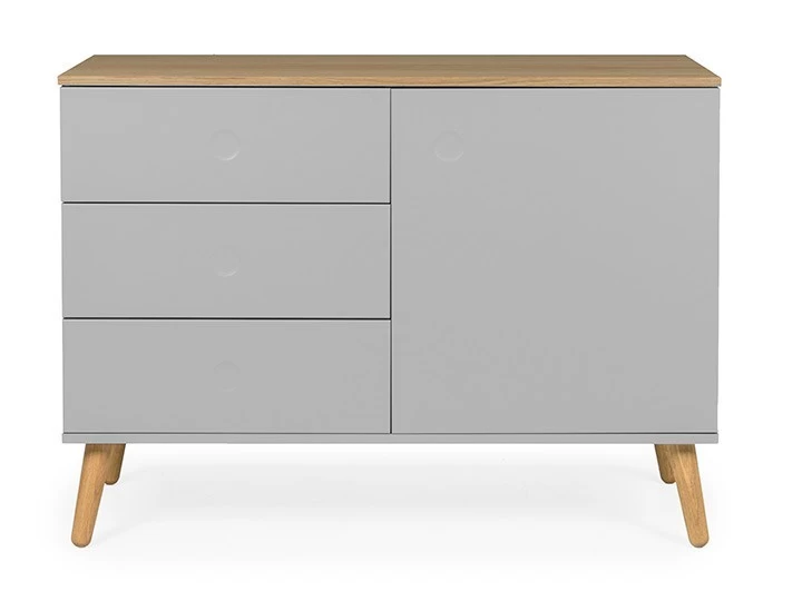Sideboard Joan Eiche & Grau 109cm Livingruhm 5 Sideboard Joan Eiche & Grau 109cm Livingruhm – Bild 3