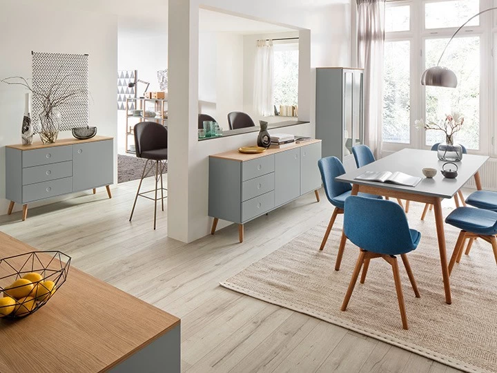 Sideboard Joan Eiche & Grau 109cm Livingruhm 11 Sideboard Joan Eiche & Grau 109cm Livingruhm – Bild 9