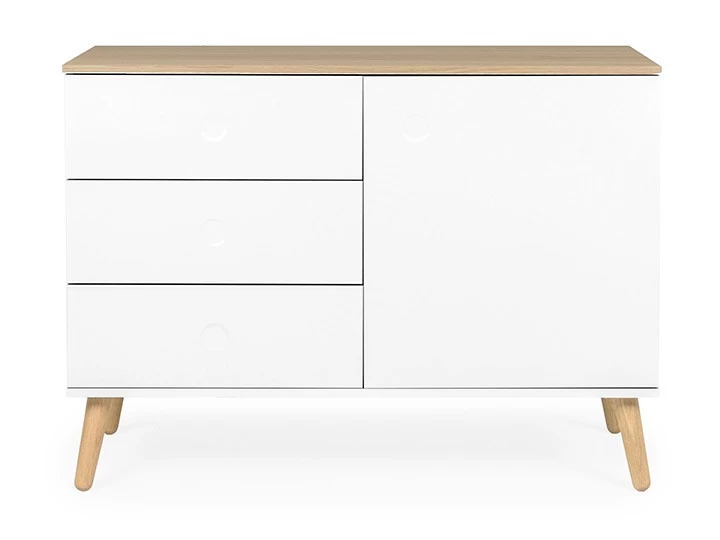 Sideboard Joan Eiche & Weiß 109 Cm Livingruhm 5 Sideboard Joan Eiche & Weiß 109 Cm Livingruhm – Bild 3