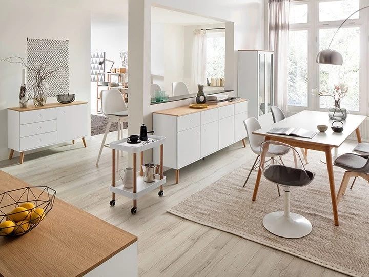 Sideboard Joan Eiche & Weiß 109 Cm Livingruhm 11 Sideboard Joan Eiche & Weiß 109 Cm Livingruhm – Bild 9