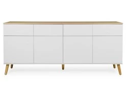 Sideboard Joan Eiche & Weiß 192cm Livingruhm