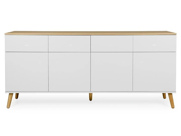 Sideboard Joan Eiche & Weiß 192cm Livingruhm 3 Sideboard Joan Eiche & Weiß 192cm Livingruhm