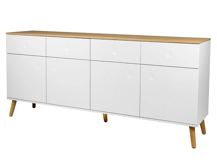 Sideboard Joan Eiche & Weiß 192cm Livingruhm 4 Sideboard Joan Eiche & Weiß 192cm Livingruhm – Bild 2