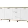 Livingruhm Sideboard Weiß Matt Eiche Dekor 196 Cm Breit -Paulmann Store sideboard oslo 3217 weib matt eiche dekor 196cm breit 1288 10354 1280x1280