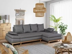 Relita Schlafsofa Jonas Grau Ausziehbar