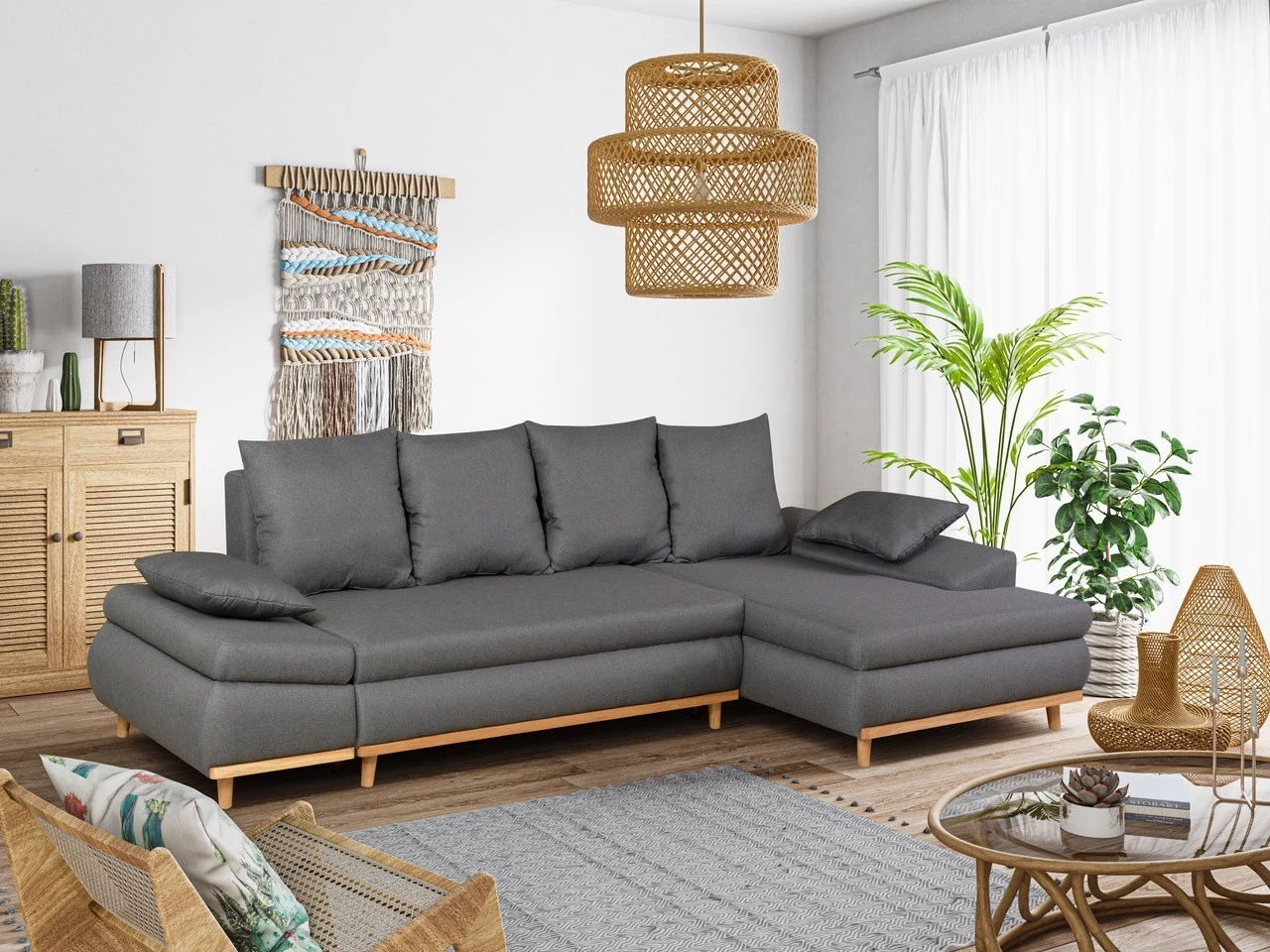 Relita Schlafsofa Jonas Grau Ausziehbar 3 Relita Schlafsofa Jonas Grau Ausziehbar