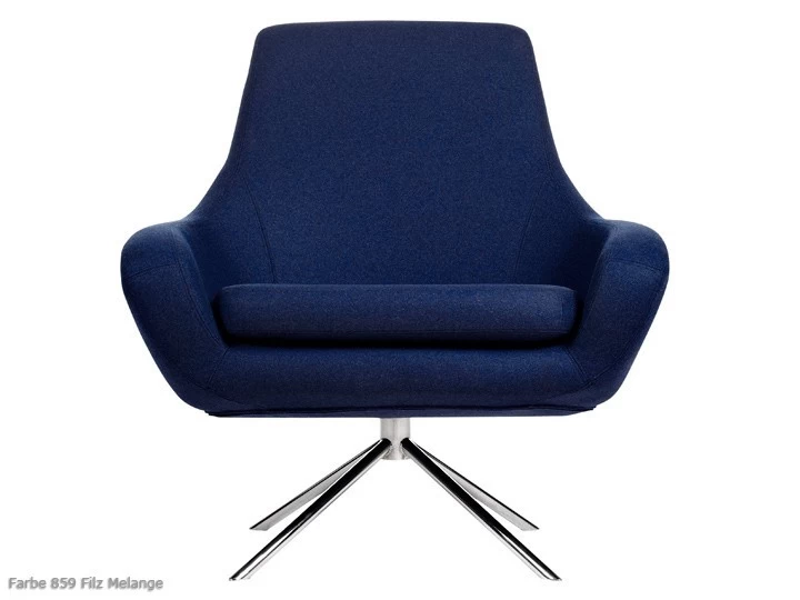 Livingruhm Softline Sessel Drehbar Filz 9 Livingruhm Softline Sessel Drehbar Filz – Bild 7