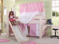 Relita Spielbett Leo 90 X 200 Cm Mit Schräger Rutsche Buche Massiv Geölt -Paulmann Store spielbett leo 90x200cm buche massiv white wash mit rutsche 10335 uymD 1280x1280